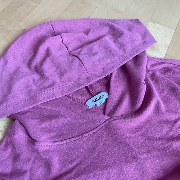 Garage Coquette Cropped Hoodie - Picture 3 of 3